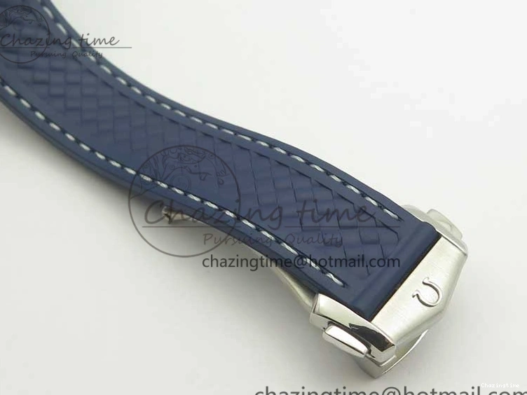 0501 Aqua Terra 150M Master Chronometers VSF 1:1 Best Edition Gray Dial Blue Hand on Blue Rubber Strap A8900 Super Clone HighQuality 8004